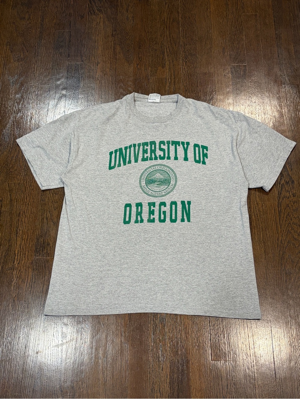 University of Oregon grey shirt